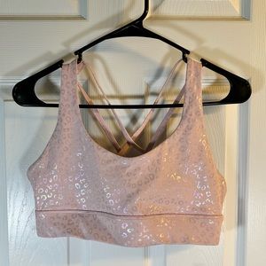 EUC Zyia Sports Bra Leopard Unicorn Light N Tight
Metallic Pink